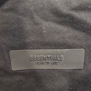 Authentic! Fear of God Essentials Black Long Sleeve Tee